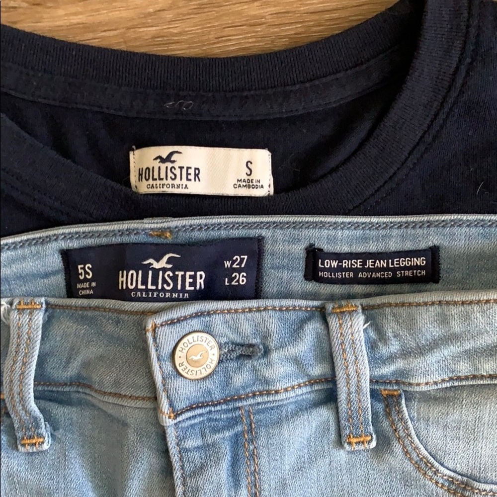 HOLLISTER Jeans and Tee Set - Picture 2 of 2